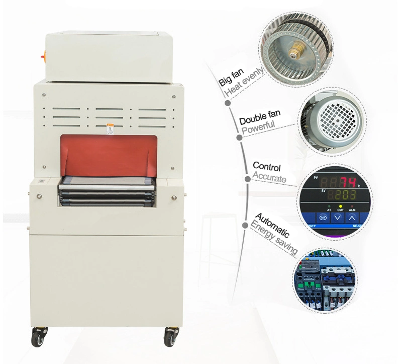 Small Shrink Wrapping Machine Hot Selling POF Plastic Film Automatic L Sealer Heat Shrink Wrapping Packer for Small Box Production Line