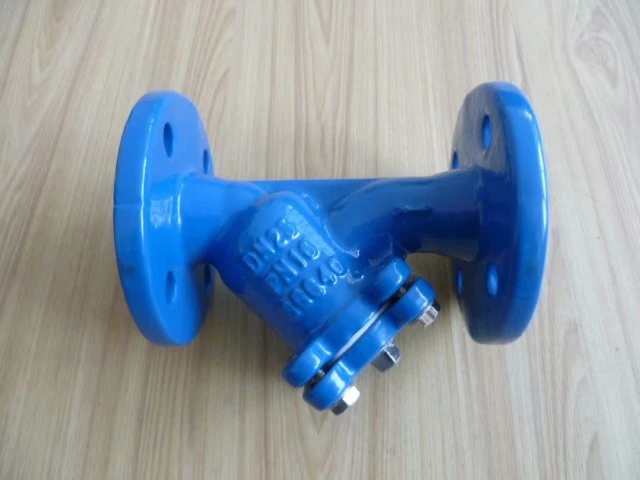 Ductile Iron Y Type Strainer Double Flange Water DIN/JIS/ASME/ASTM/GB