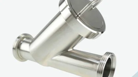 Stainless Steel Dairy Sanitary Water Air Welded Y Type Filter Purufier Strainer (JN