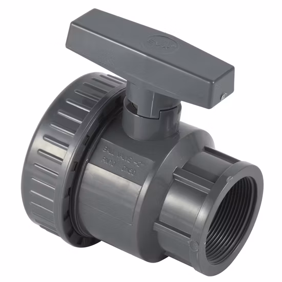 China Manufacturer UPVC Plastic Single Union Ball Valve for Water Supply