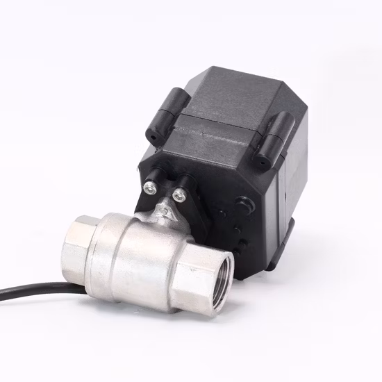 Tonhe 120V 220V American Plug 2 Way 1/2" Bsp Thread DN15 mm Motorized Flow Control Water Shutoff Valve